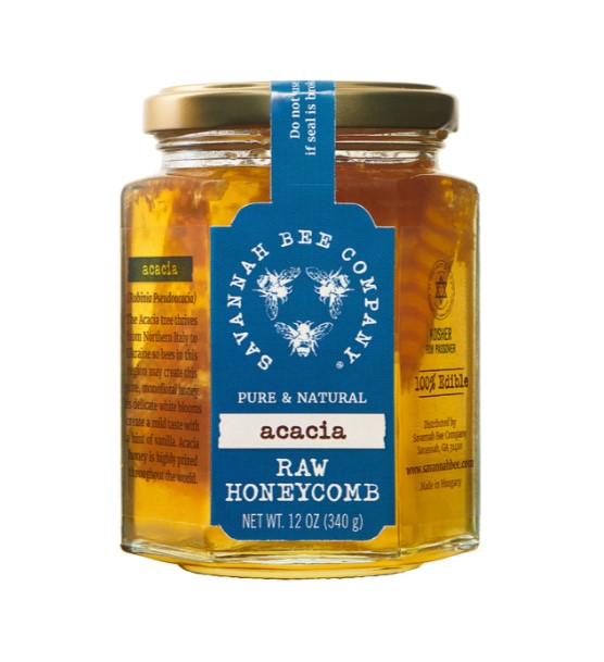 Savannah Bee Honeycomb Jar 12oz