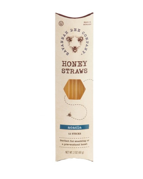 Savannah Bee Honey Straws 12ct