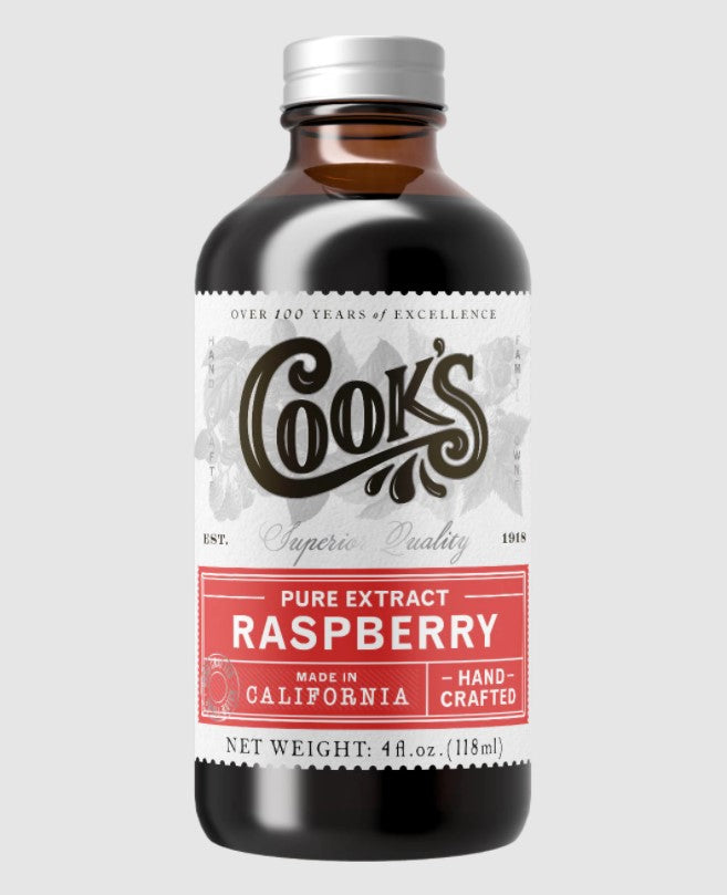 Cooks Raspberry Extract 4oz