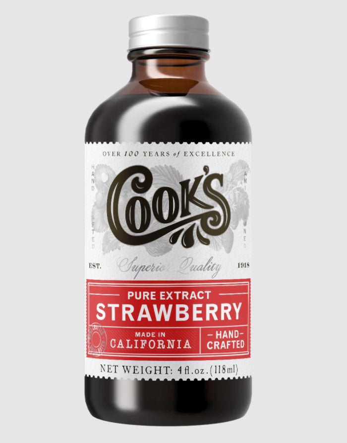 Cooks Strawberry Extract 4oz