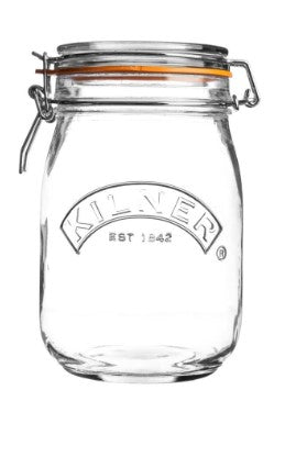 Round Clip Top Jar 34oz