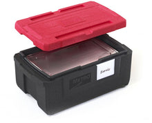 Load image into Gallery viewer, 3 Pan Food Pan Carrier Top LD Red
