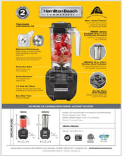 Load image into Gallery viewer, Bar Blender 48oz 2 Speed 1.6HP

