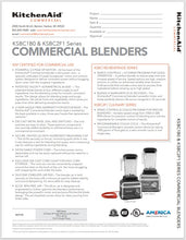 Load image into Gallery viewer, KitchenAid Blender 60oz 3 Variable Speed
