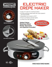 Load image into Gallery viewer, Crepe Maker Electric 16in 120v
