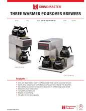 Load image into Gallery viewer, Coffee Brewer Pourover 3 Warmer
