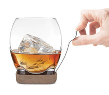 Load image into Gallery viewer, Cigar Glass SS Holder Silicone Base
