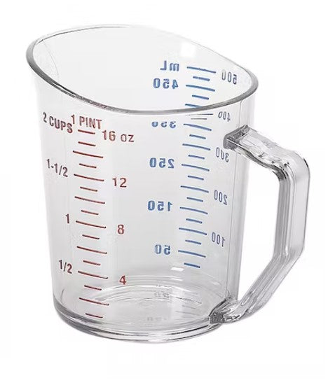 Measuring Cup 1 Pint Clear Dry