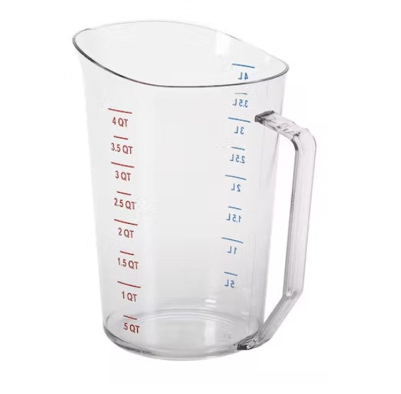 Measuring Cup 4 Qt Clear Dry