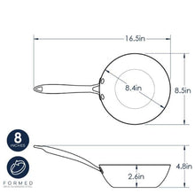 Load image into Gallery viewer, Steel N/S Wok 8.5IN
