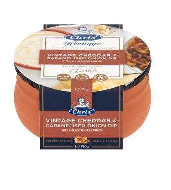 Chris' Cheddar Onion Dip 170g