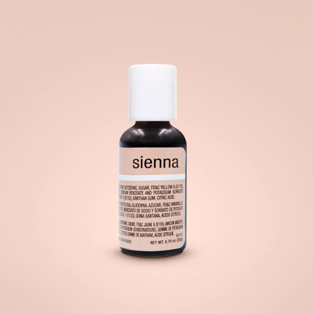 Chefmaster Gel Sienna 0.70oz