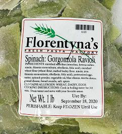 Florentyna's Ravioli Spinach Gorgonzola (Frozen) 1lb