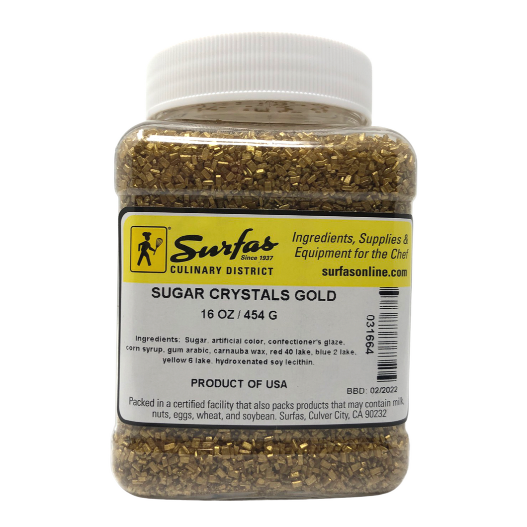 Sugar Crystals Gold 1lb