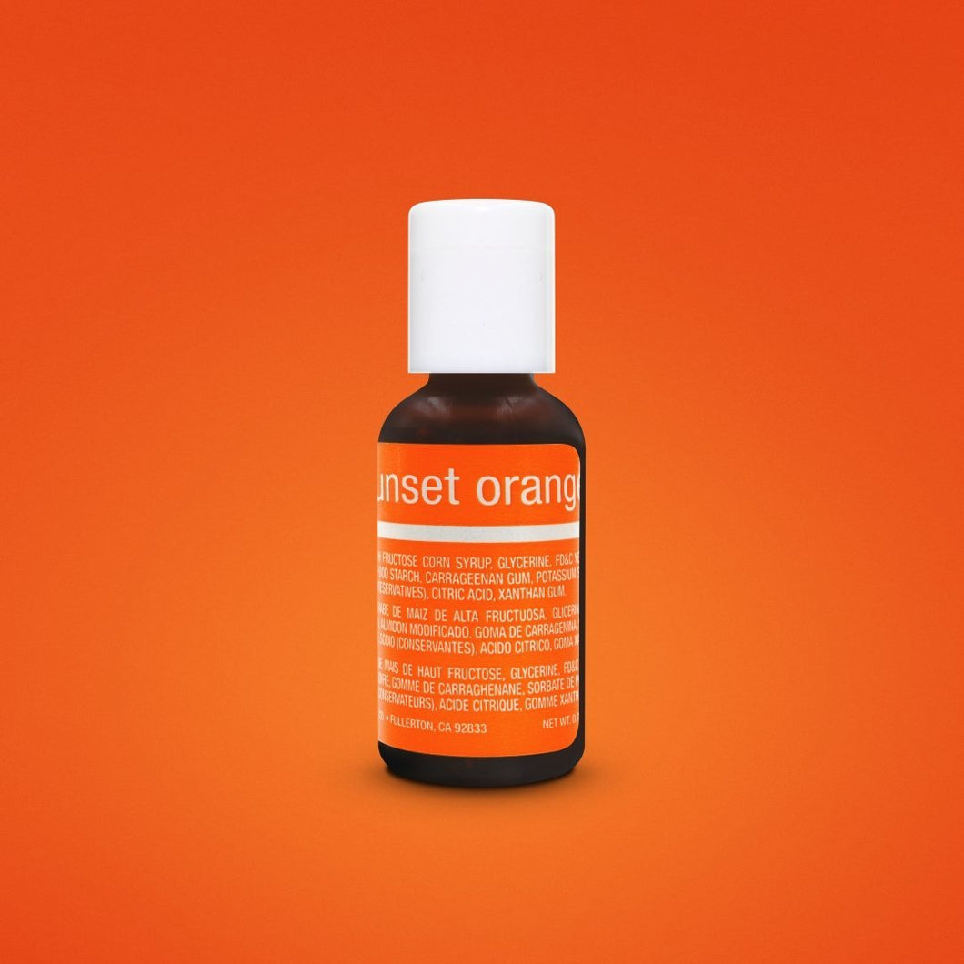 Chefmaster Gel Sunset Orange 0.70oz