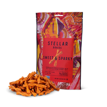 Load image into Gallery viewer, Stellar Pretzel Braids - Sweet &amp; Sparky 5oz
