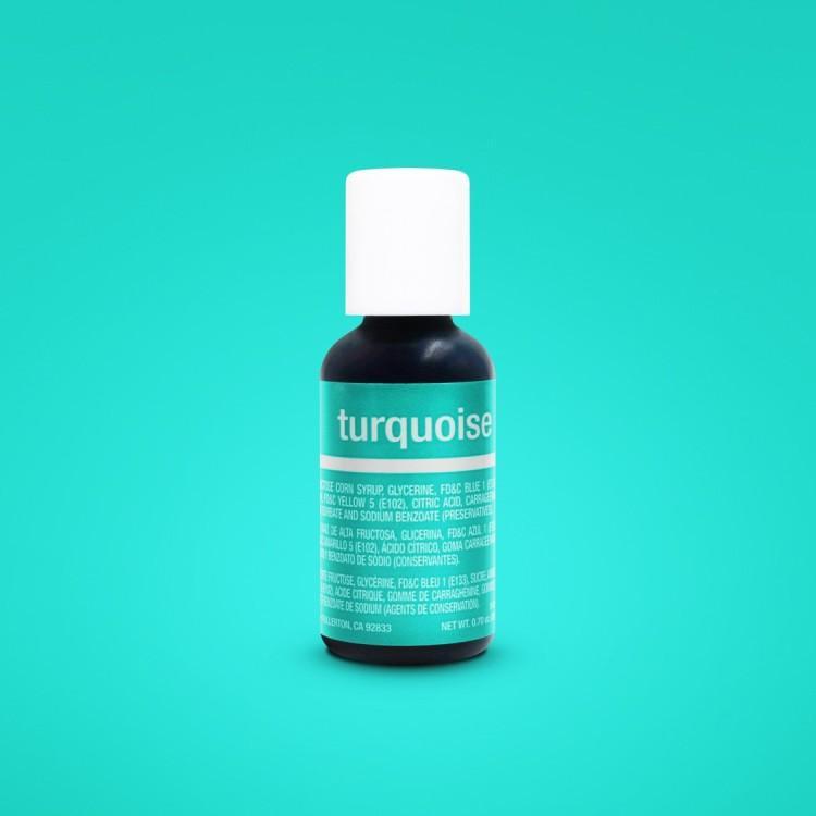 Chefmaster Gel Turquoise 0.70oz