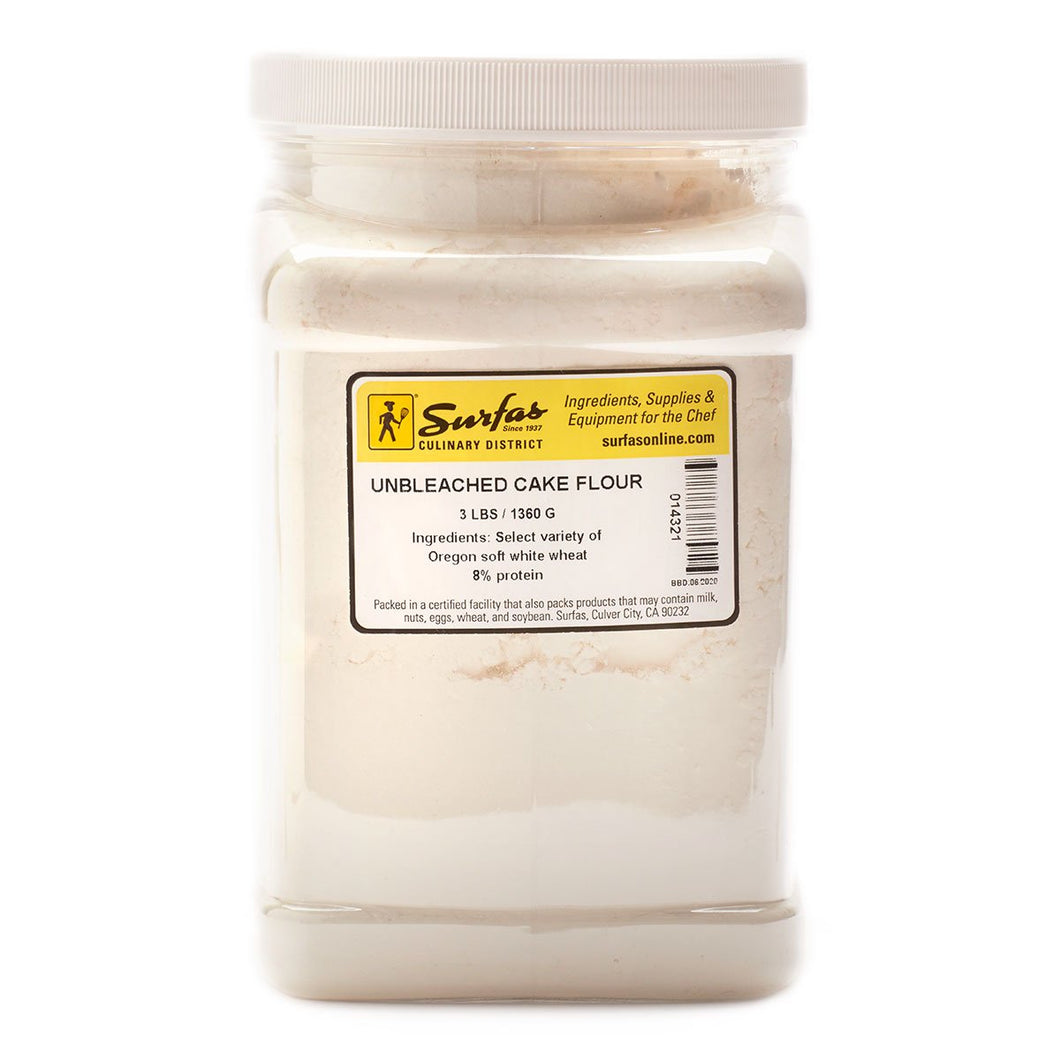 Unbleached High Ratio Cake Flour 3lb