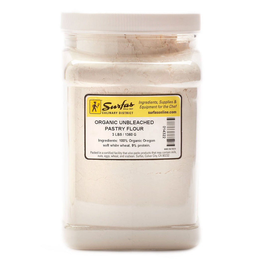 Unbleached Organic Pastry Flour 3lb