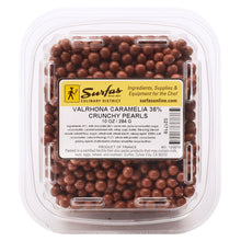 Load image into Gallery viewer, Valrhona Caramelia 36% Crunchy Pearls 10oz
