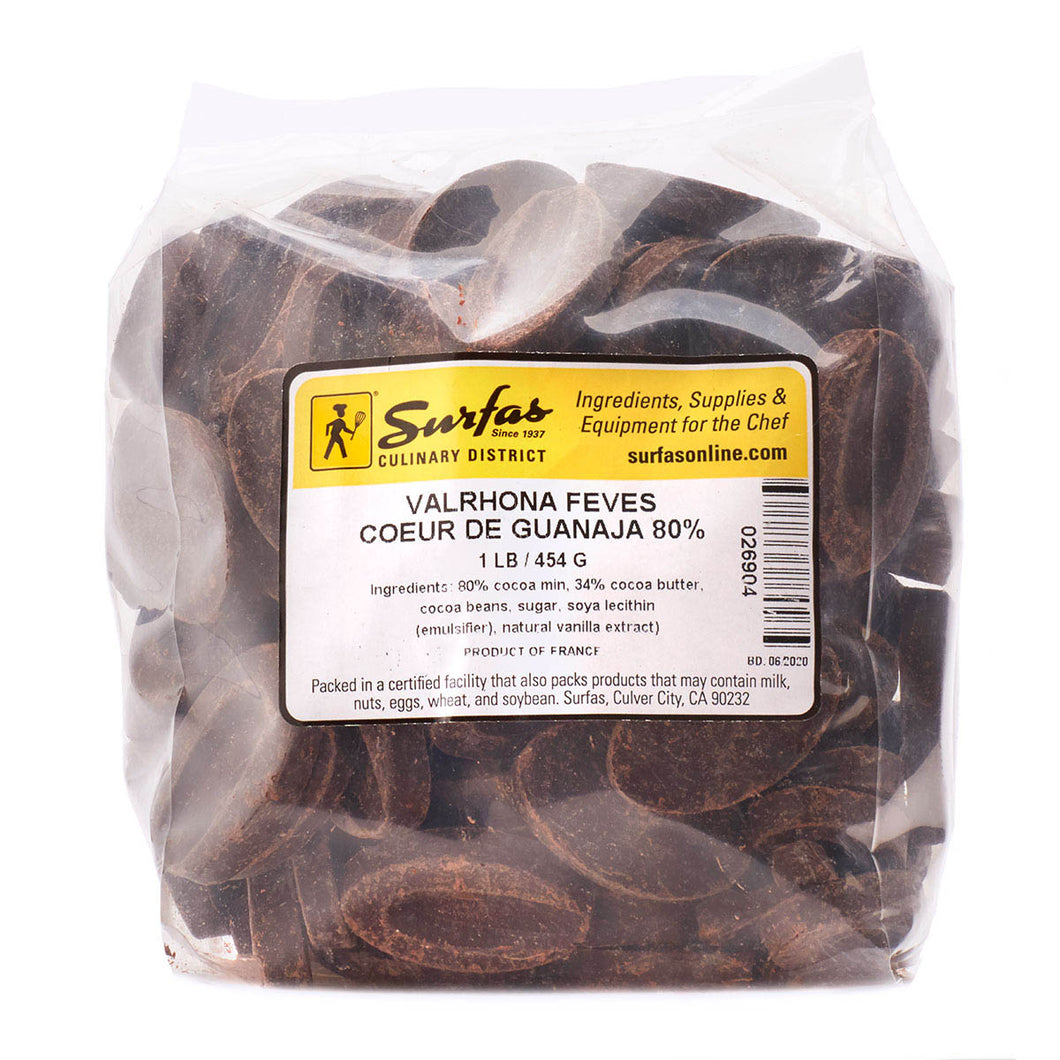 Valrhona Feves 80% Coeur De GUANAJA 1lbs
