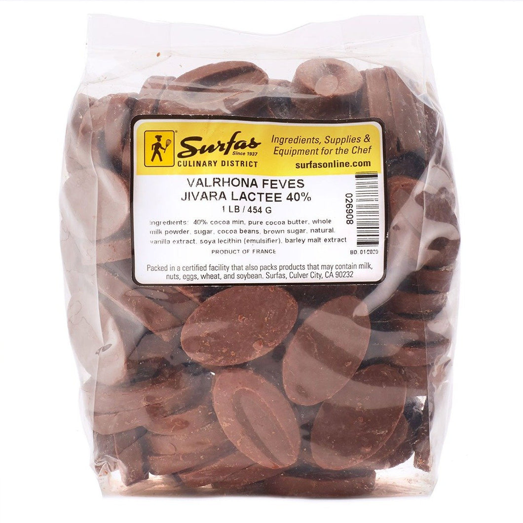 Valrhona Feves 40% Jivara 1lb