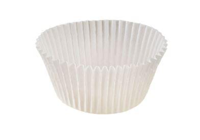 Bake Cup 2-1/2IN White Roll