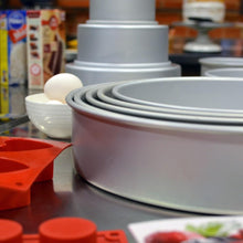 Load image into Gallery viewer, Cake Pan 14x2 Fixed Bottom
