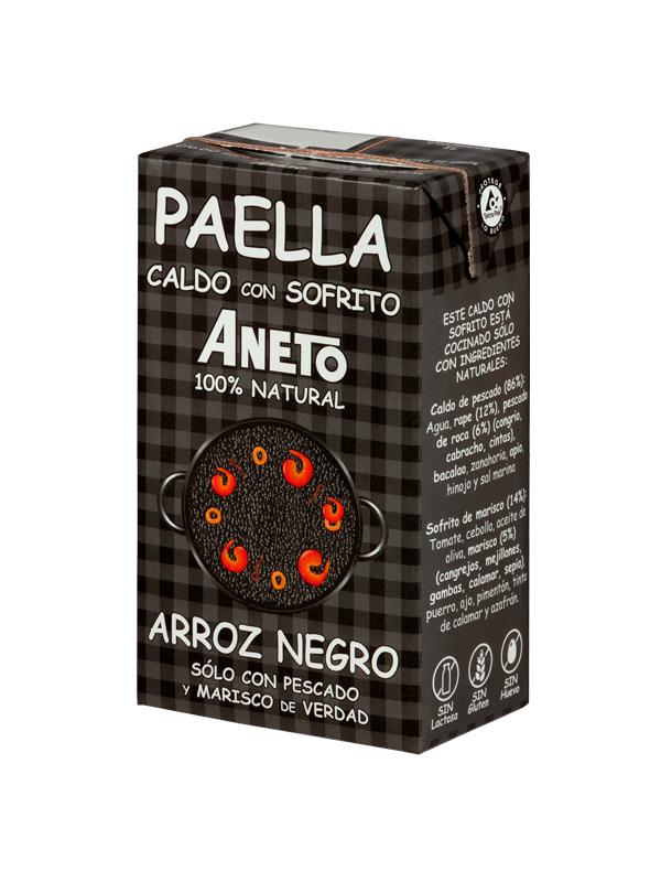 Aneto Squid Ink Paella Base 34oz