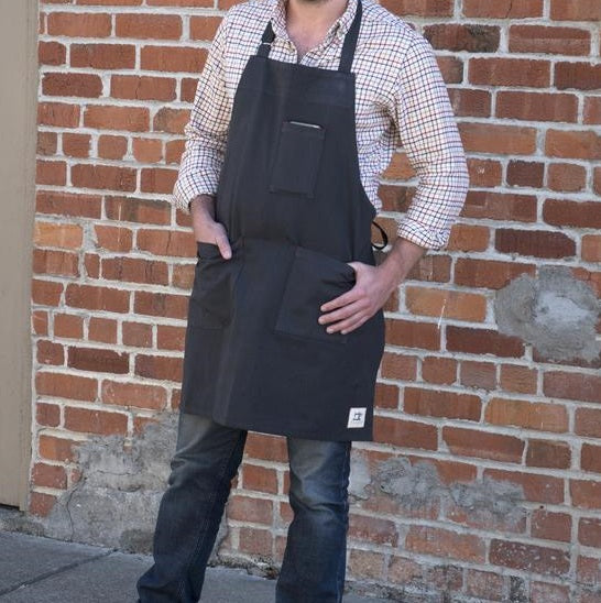 Tailor Black Bib Apron