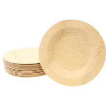 Load image into Gallery viewer, Bamboo 11in Round Plates 25pk
