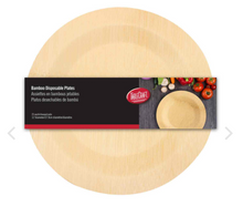 Load image into Gallery viewer, Bamboo 11in Round Plates 25pk
