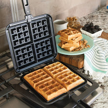 Load image into Gallery viewer, Belgian Waffler Stovetop Nordic Ware
