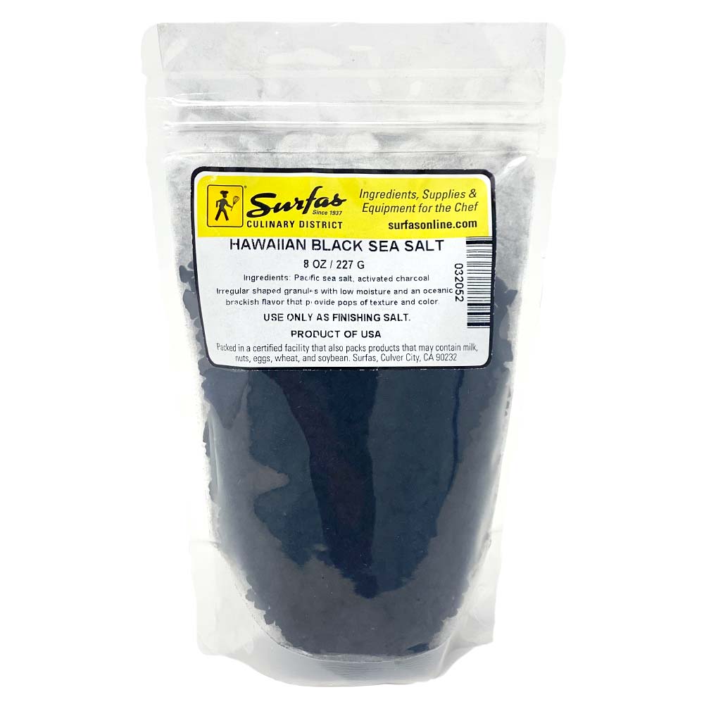 Hawaiian Black Sea Salt 8oz