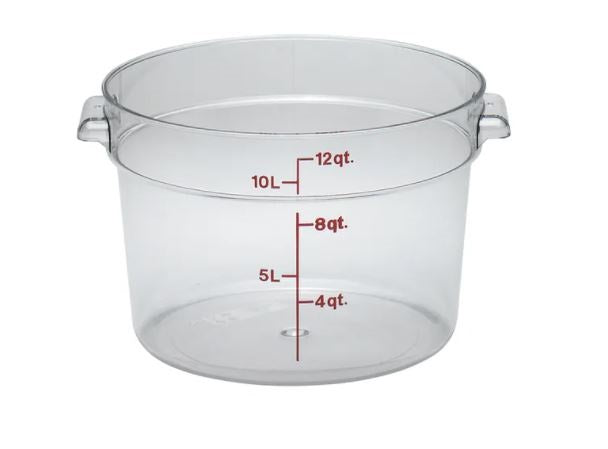 Cambro Food Storage Round Clear 12qt
