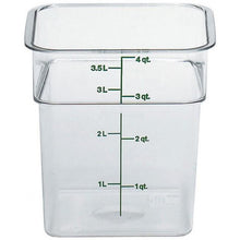 Load image into Gallery viewer, Cambro Food Square Clear Storage 4 qt
