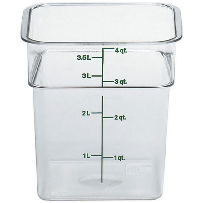 Cambro Food Square Clear Storage 4 qt