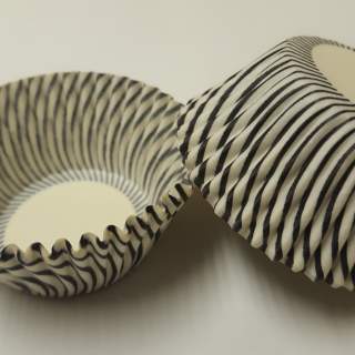 Bake Cup 2in Black Pisa Apx500