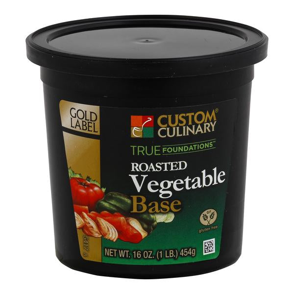 Custom Culinary True Foundations Roasted Vegetable Base 16oz