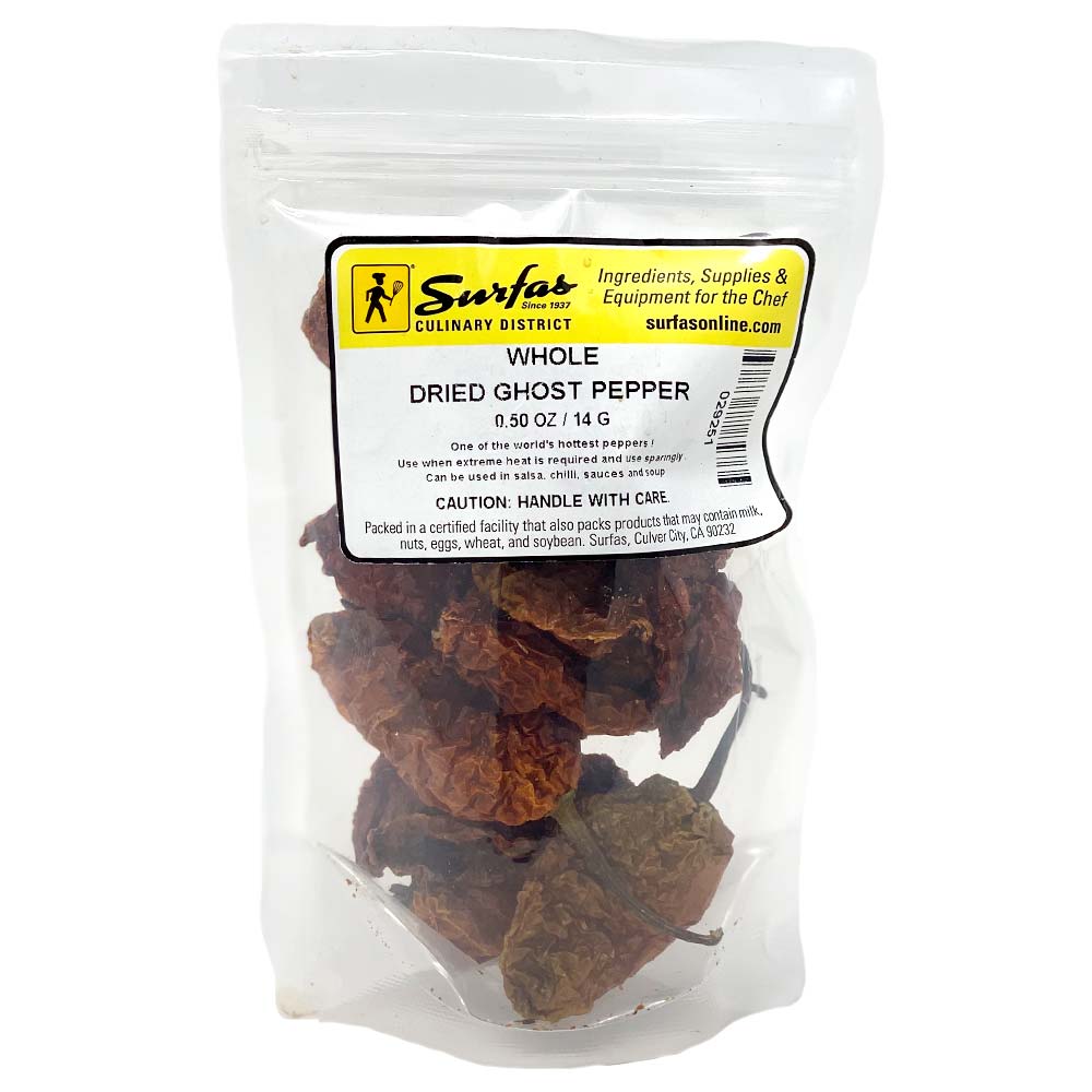 Dried Ghost Pepper Chiles  .5oz