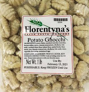 Florentyna's Gnocchi Potato (Frozen) 1lb