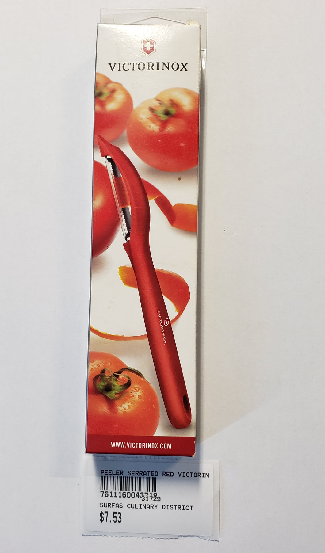 Victorinox Serrated Peeler - Red