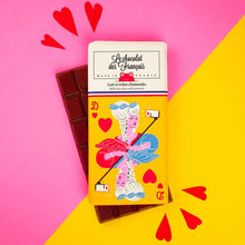 Load image into Gallery viewer, &quot;Chocolat des Francais&quot; Milk Chocolate with Almond Bar 80g
