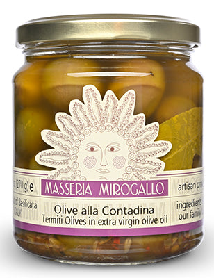 Masseria Termiti Olives in EVOO 9.5oz