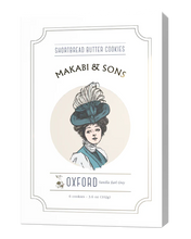 Load image into Gallery viewer, Makabi &amp; Sons Vanilla Early Grey Shortbread Cookies 3.6oz
