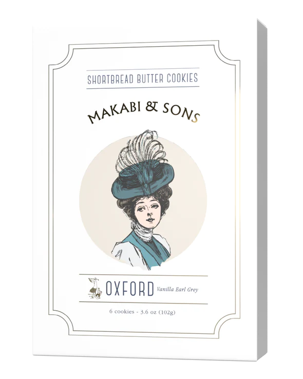 Makabi & Sons Vanilla Early Grey Shortbread Cookies 3.6oz