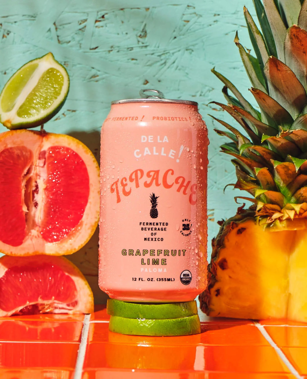 Tepache Grapefruit Lime Drink 12oz