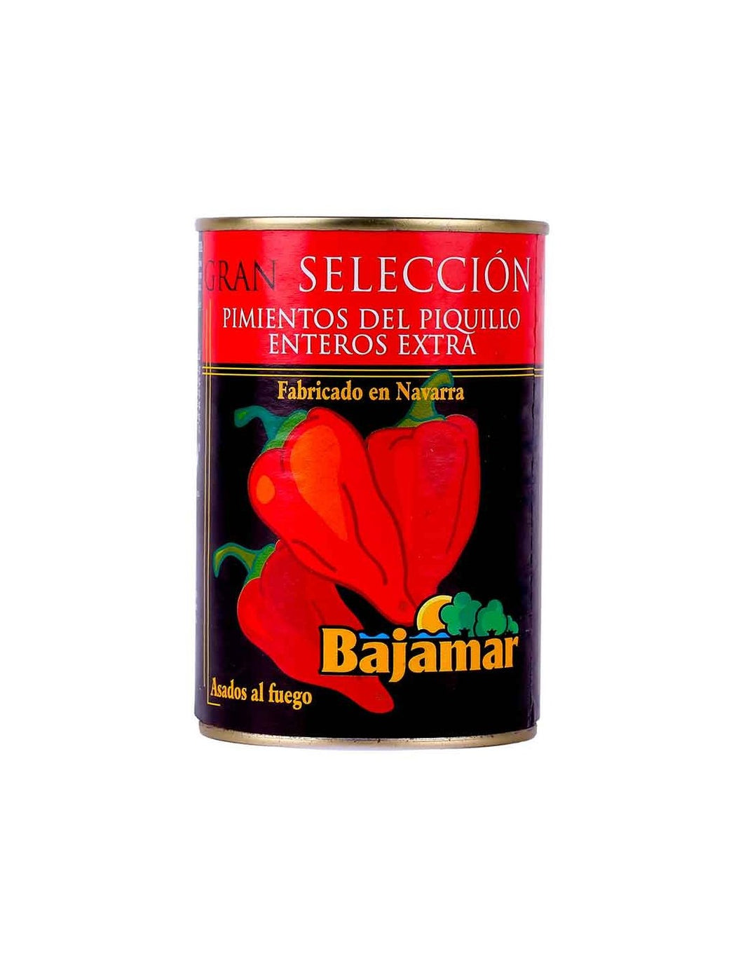 Whole Red Piquillo Peppers Bajamar 390g