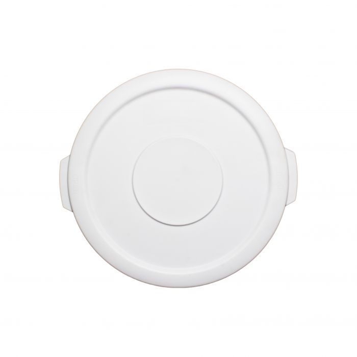 Trash Can Round White 10 Gal Lid