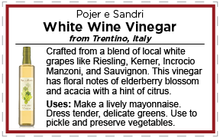 Load image into Gallery viewer, Pojer Sandri White Vinegar 500ml
